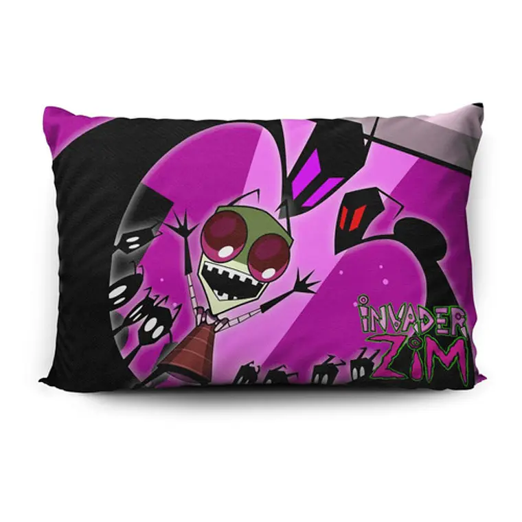 Funda De Almohada Invasor Zim 70x45cm Vudú Love  1
