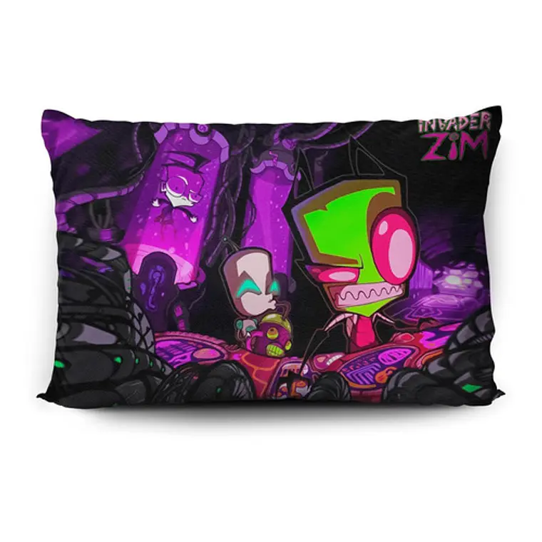 Funda De Almohada Invasor Zim 70x45cm Vudú Love  2