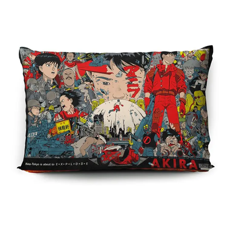 Funda De Almohada Akira 70x45cm Doble Estampado Vudú Love  2