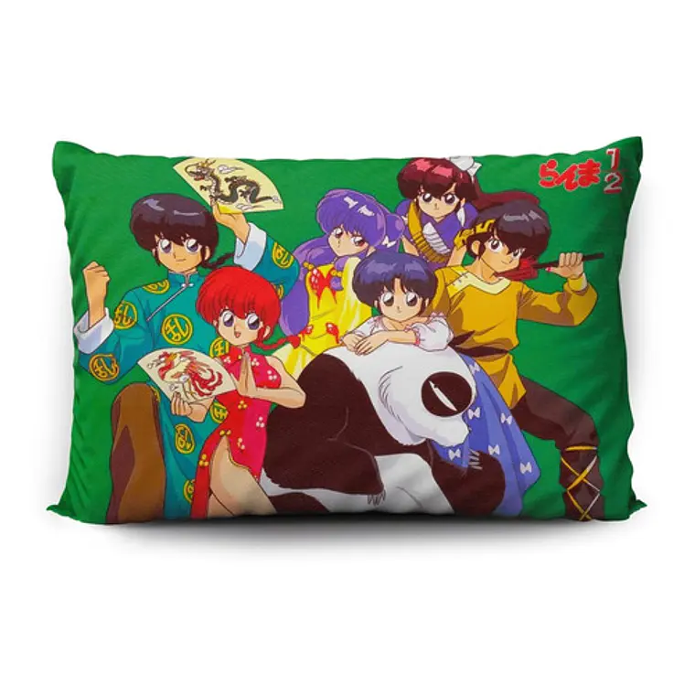 Funda De Almohada Ranma1/2 70x45cm Doble Estampado Vudú Love 1