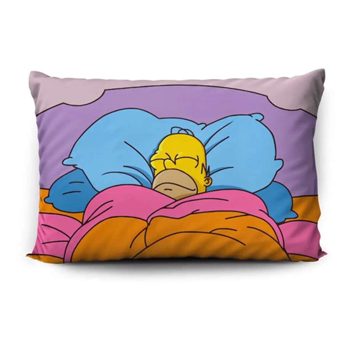 Funda De Almohada Los Simpson 70x45cm Vudú Love  1