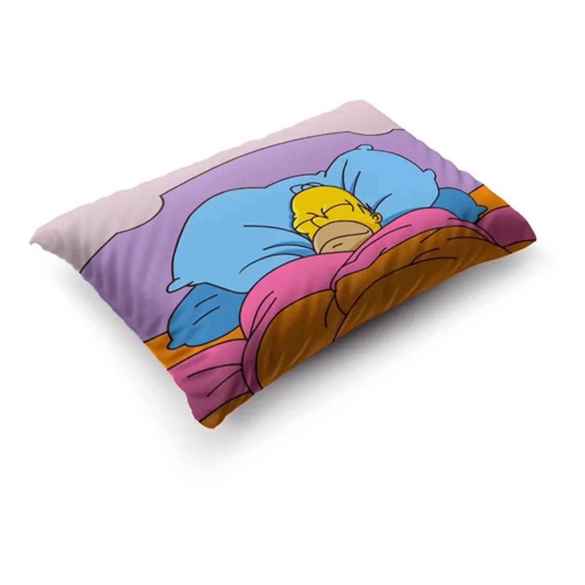 Funda De Almohada Los Simpson 70x45cm Vudú Love  3
