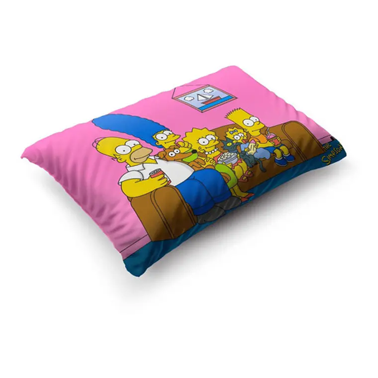Funda De Almohada Los Simpson 70x45cm Vudú Love  4