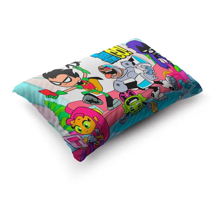 Funda De Almohada Teen Titans Go! 70x45cm Vudú Love  4