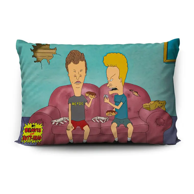 Funda De Almohada Beavis & Butthead 70x45cm Vudú Love  2