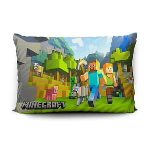 Funda De Almohada Minecraft 70x45cm Vudú Love 