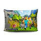 Funda De Almohada Minecraft 70x45cm Vudú Love  - Miniatura 1