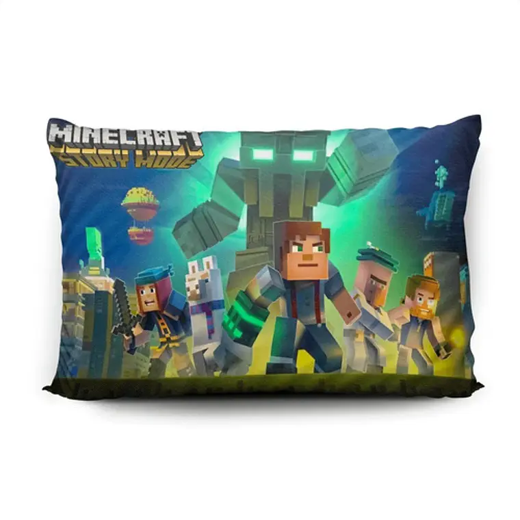 Funda De Almohada Minecraft 70x45cm Vudú Love  3