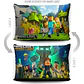Funda De Almohada Minecraft 70x45cm Vudú Love  - Miniatura 5
