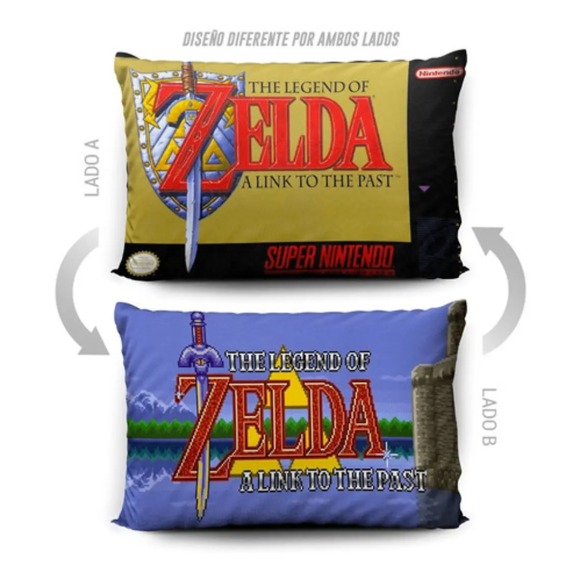 Funda De Almohada Zelda A Link To The Past 70x45cm Vudú Love 5