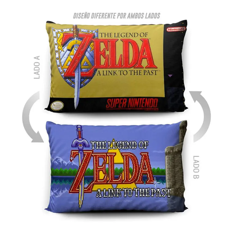 Funda De Almohada Zelda A Link To The Past 70x45cm Vudú Love 5