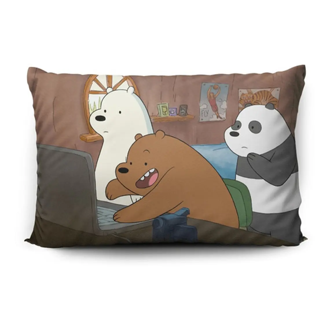 Funda De Almohada Osos Escandalosos 70x45cm Vudú Love  2