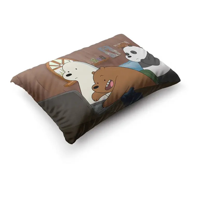 Funda De Almohada Osos Escandalosos 70x45cm Vudú Love  4
