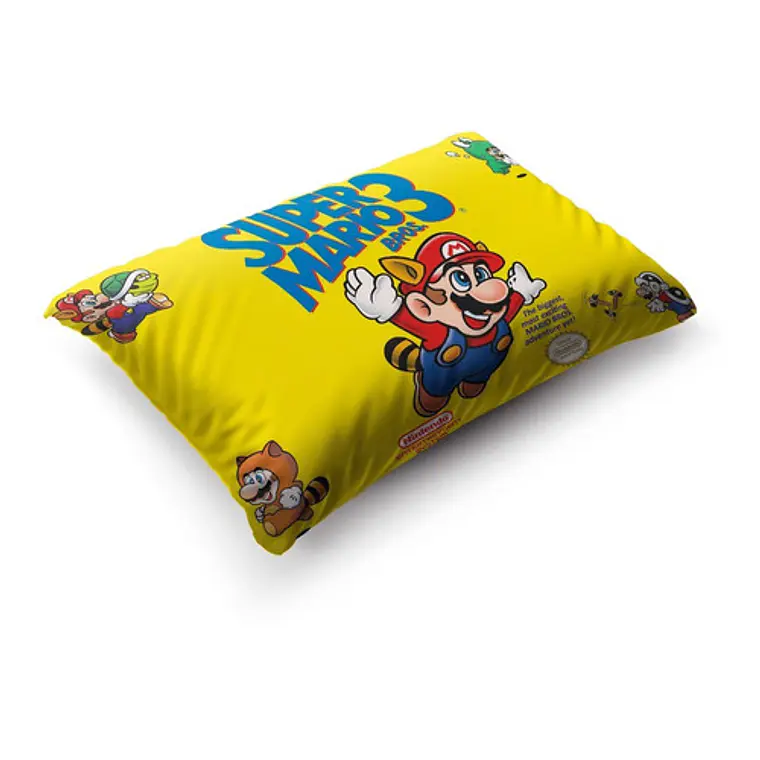 Funda De Almohada Super Mario Bros. 3 70x45cm Vudú Love 3