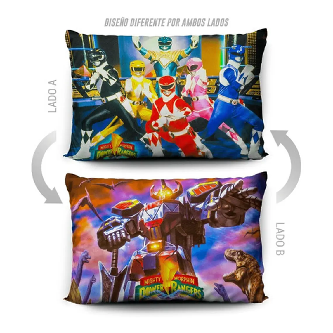 Funda De Almohada Power Rangers 70x45cm Vudú Love  5