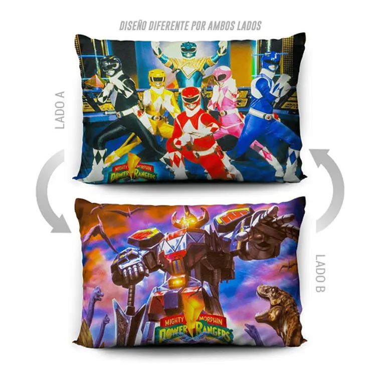 Funda De Almohada Power Rangers 70x45cm Vudú Love  5