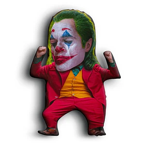 Cojín Joaquin Phoenix “El Bromas Chiquito” 40cm Vudú Love