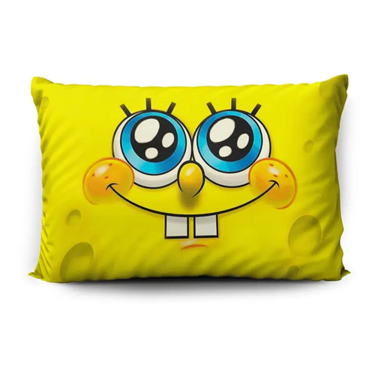 Funda De Almohada Bob Esponja 70x45cm Vudú Love  1