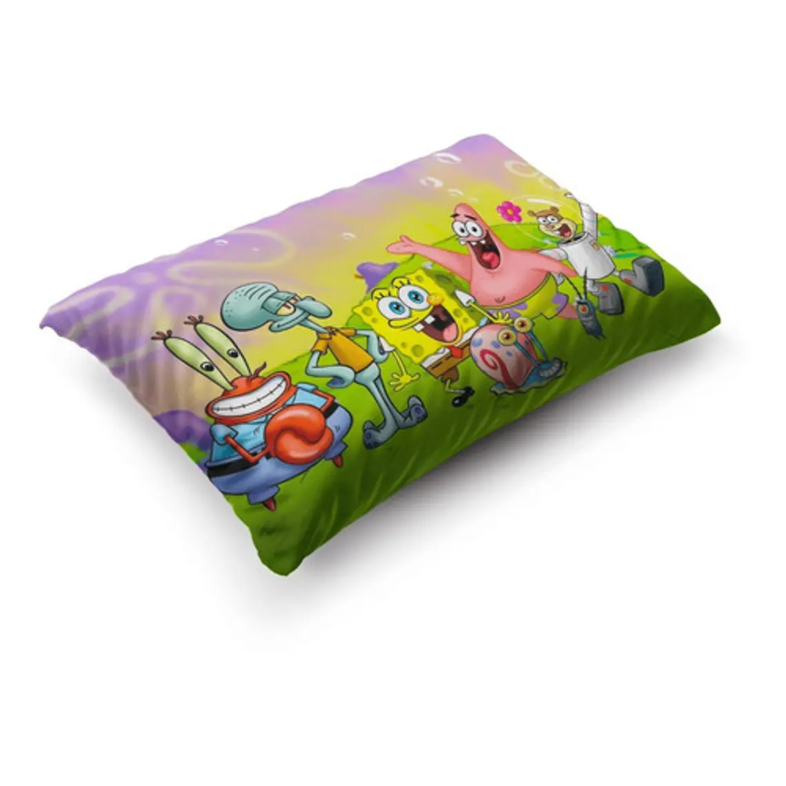 Funda De Almohada Bob Esponja 70x45cm Vudú Love  4