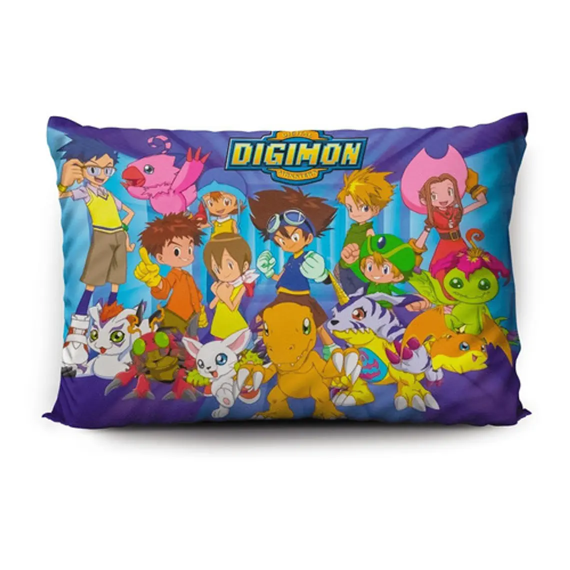 Funda De Almohada Digimon 70x45cm Doble Estampado Vudú Love 2