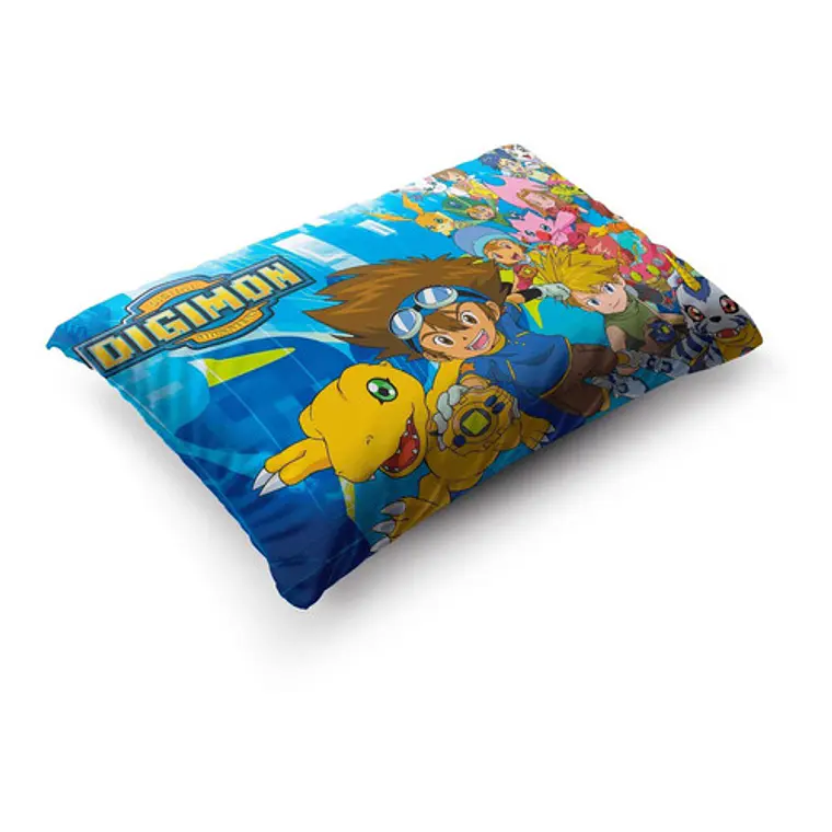 Funda De Almohada Digimon 70x45cm Doble Estampado Vudú Love 3