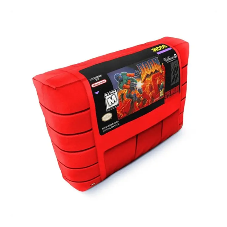 Cojín Super Nintendo Doom 30x20cm Vudú Love 2