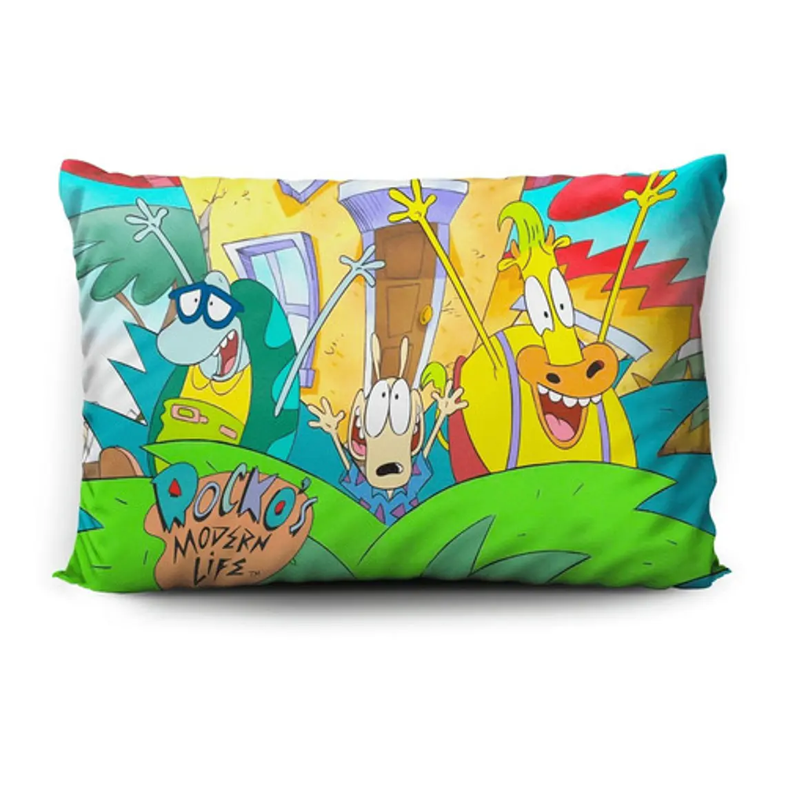 Funda De Almohada Rocko 70x45cm Doble Estampado Vudú Love  1