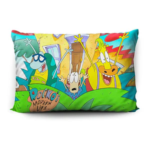 Funda De Almohada Rocko 70x45cm Doble Estampado Vudú Love 