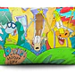 Funda De Almohada Rocko 70x45cm Doble Estampado Vudú Love  - Miniatura 1