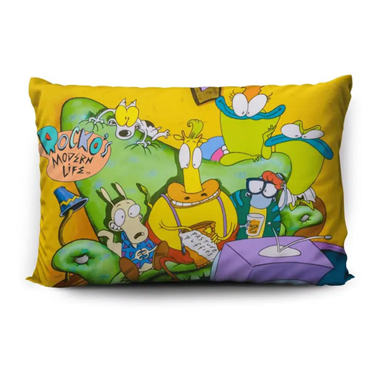 Funda De Almohada Rocko 70x45cm Doble Estampado Vudú Love  2