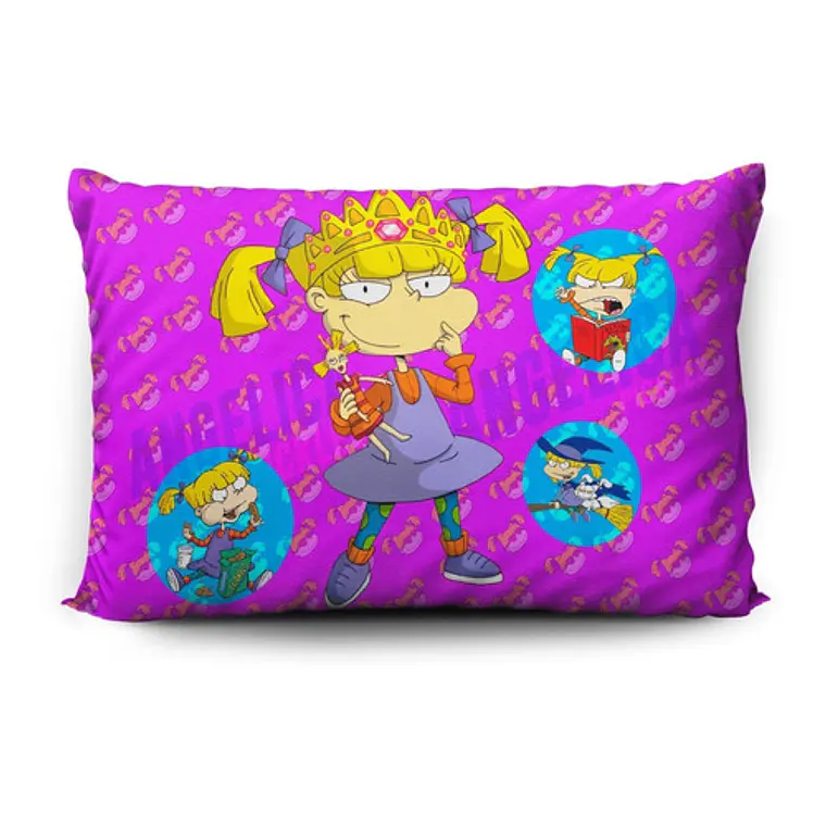 Funda De Almohada Rugrats Angelica 70x45cm Vudú Love  1