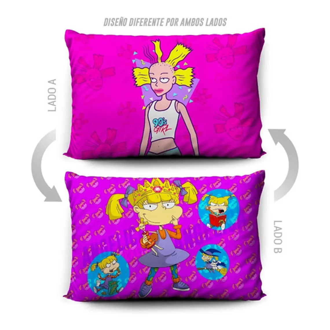 Funda De Almohada Rugrats Angelica 70x45cm Vudú Love  5