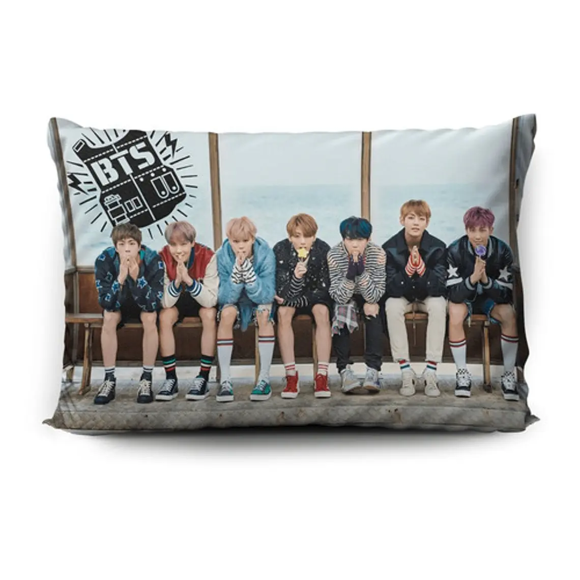Funda De Almohada Bts 70x45cm Vudú Love  2