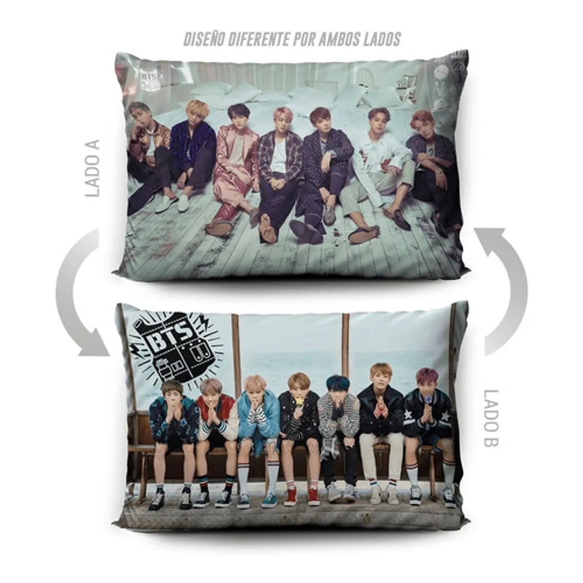 Funda De Almohada Bts 70x45cm Vudú Love  5