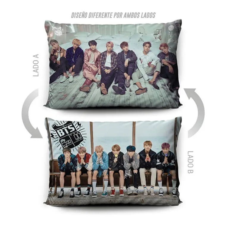 Funda De Almohada Bts 70x45cm Vudú Love  5