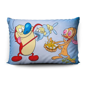 Funda De Almohada Ren & Stimpy 70x45cm Vudú Love 