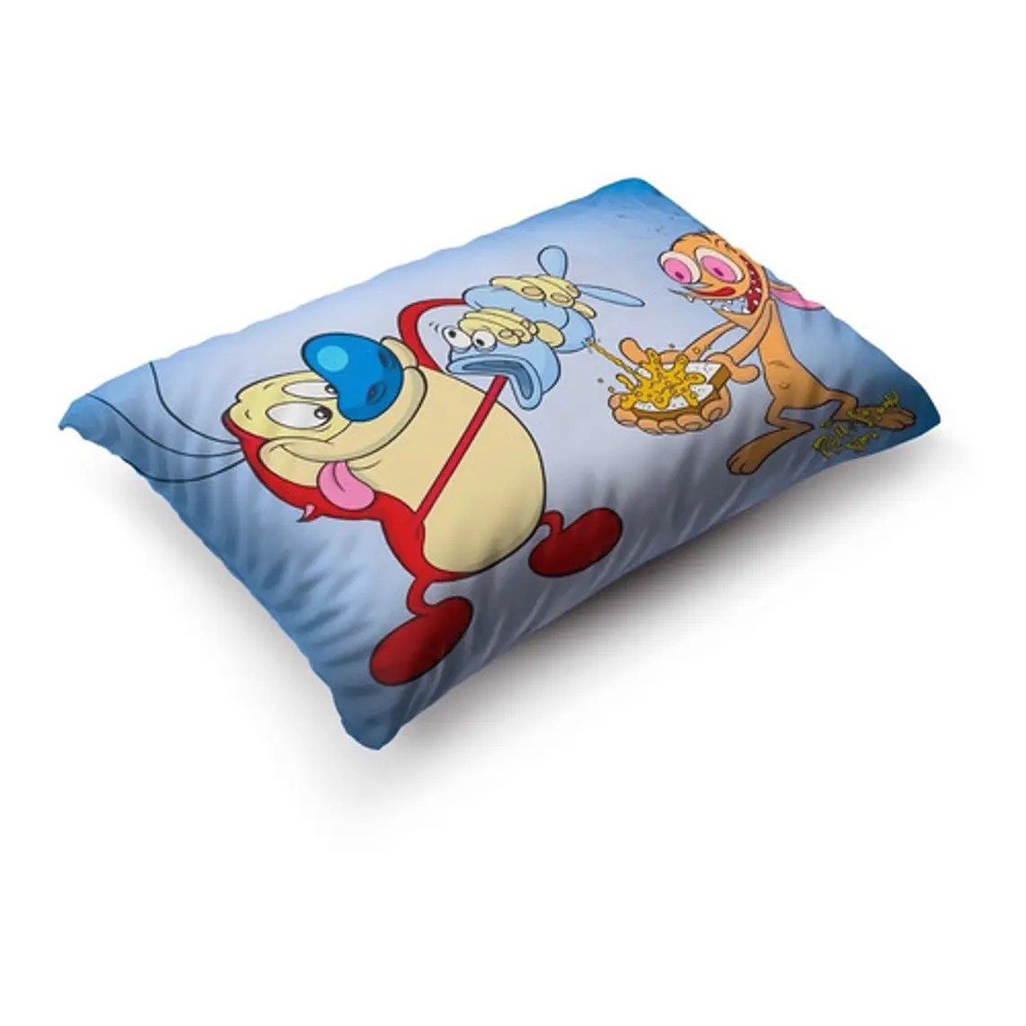 Funda De Almohada Ren & Stimpy 70x45cm Vudú Love  3