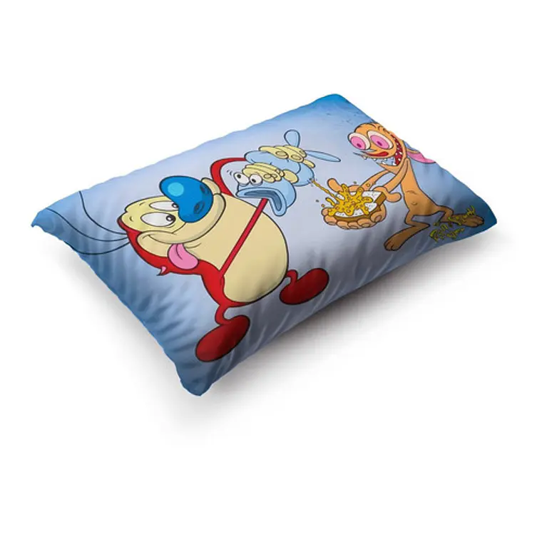 Funda De Almohada Ren & Stimpy 70x45cm Vudú Love  3
