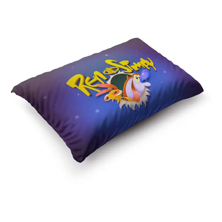 Funda De Almohada Ren & Stimpy 70x45cm Vudú Love  4