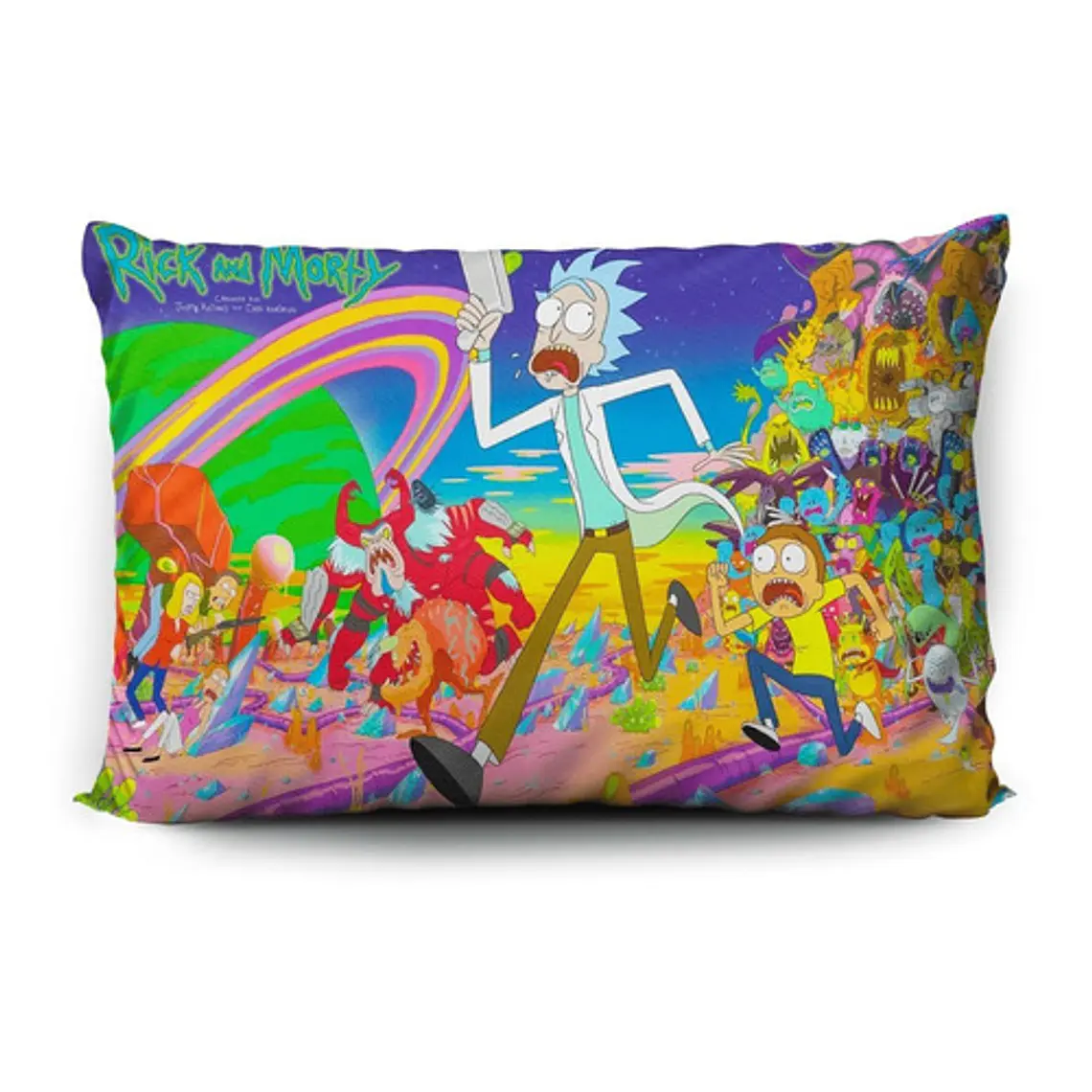 Funda De Almohada Rick & Morty 70x45cm Vudú Love  1