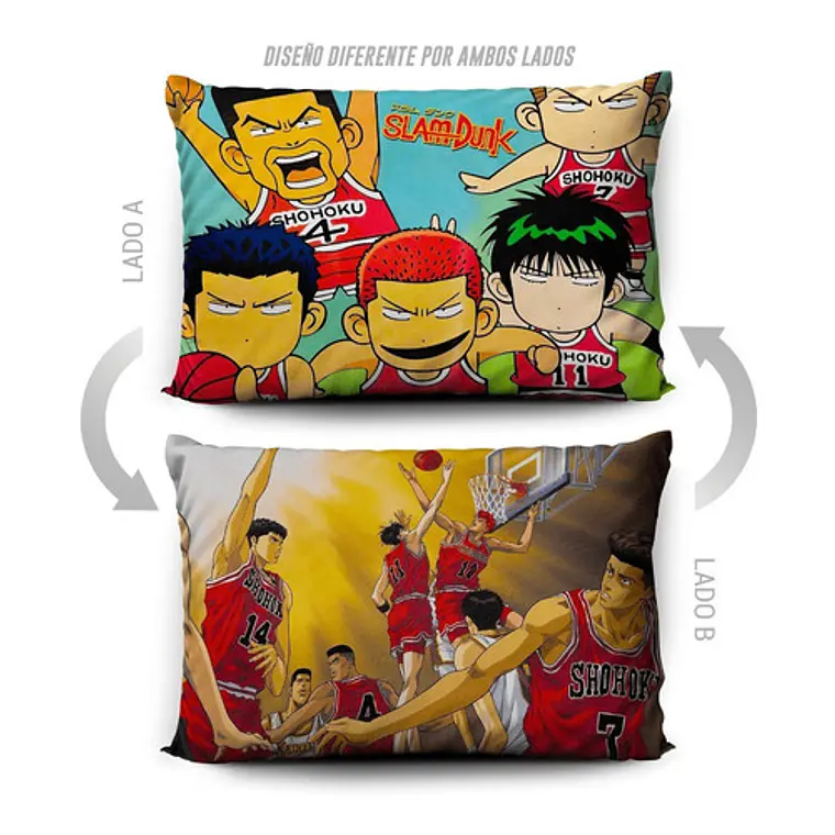 Funda De Almohada Slam Dunk 70x45cm Vudú Love  5
