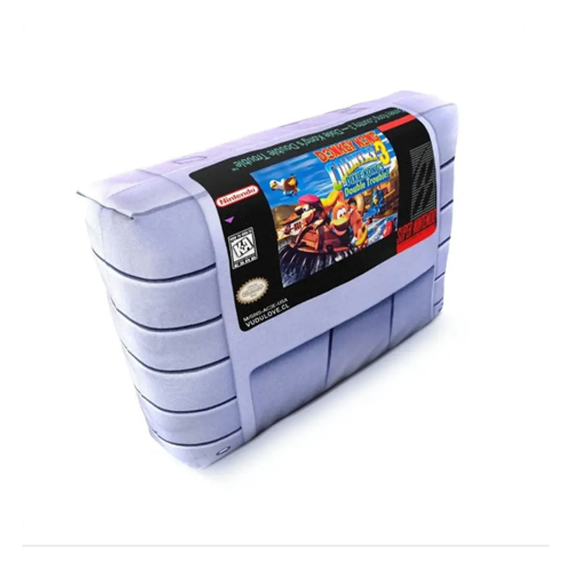 Cojín Snes Dk3 Dixie Kong's Double Trouble 30x20cm Vudú Love 2