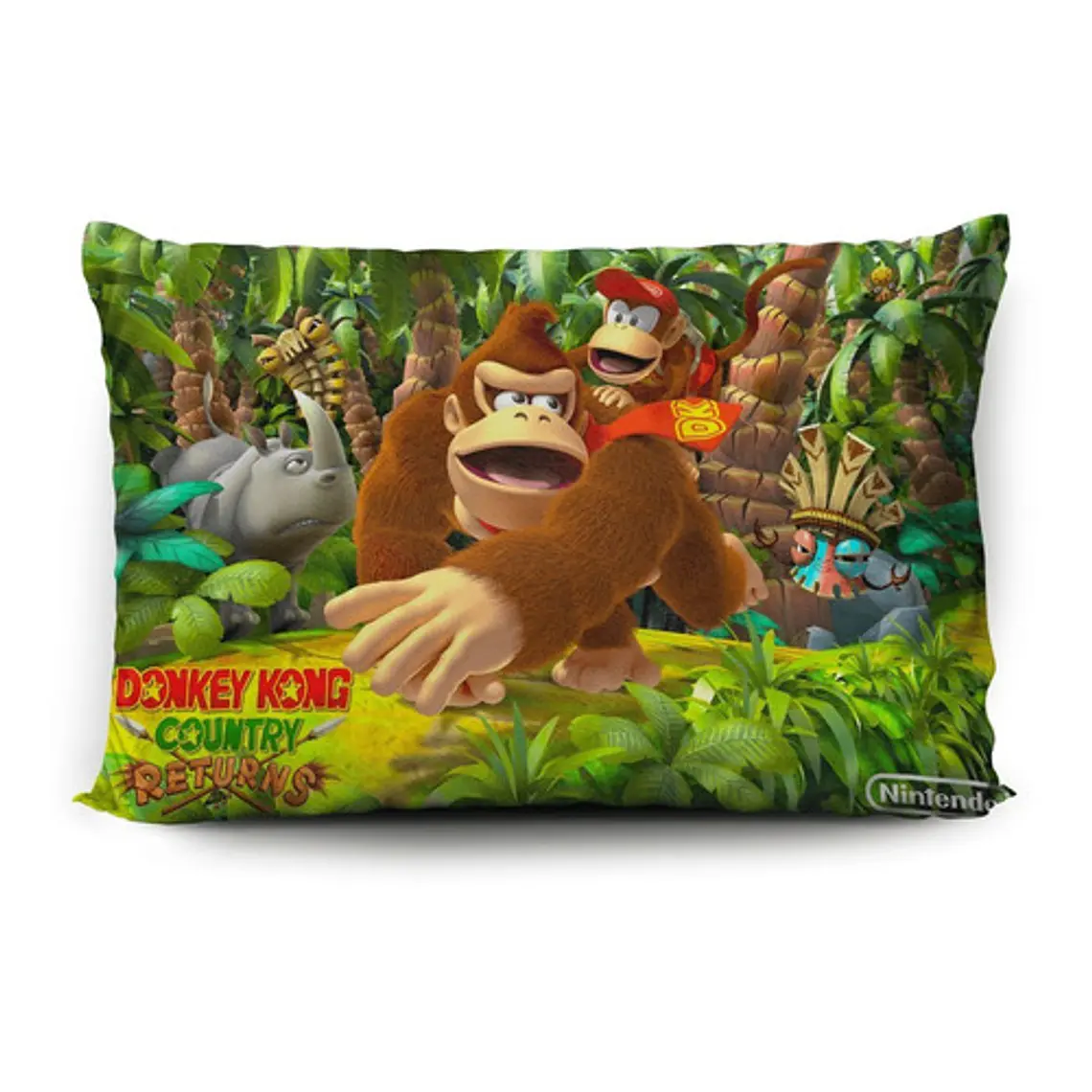Funda De Almohada Donkey Kong Country 70x45cm Vudú Love 2
