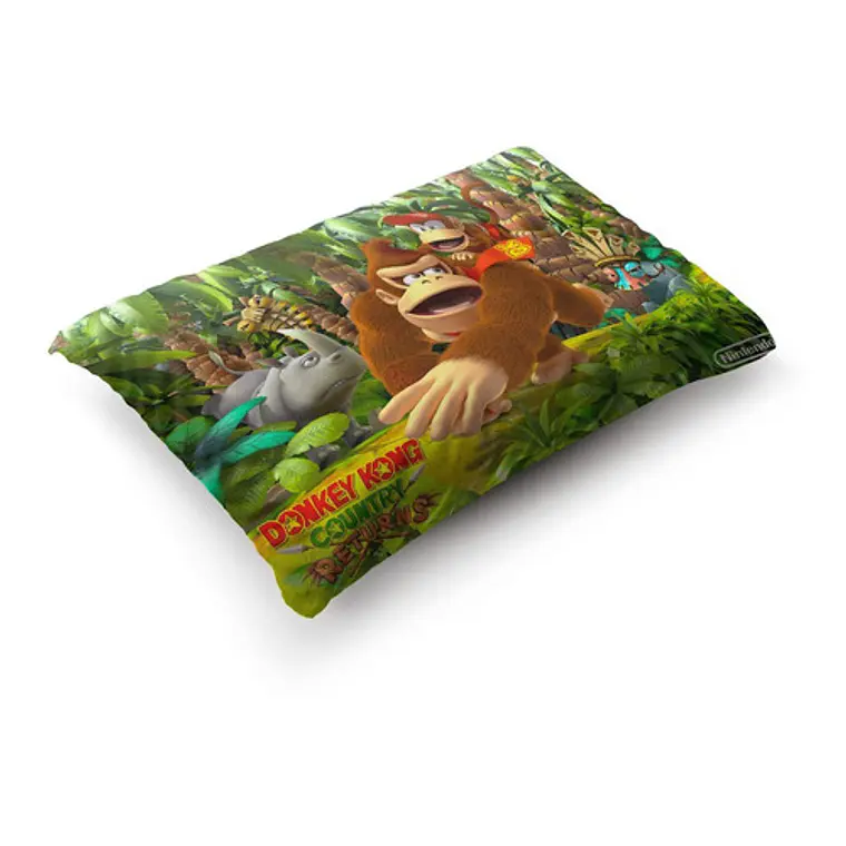 Funda De Almohada Donkey Kong Country 70x45cm Vudú Love 4