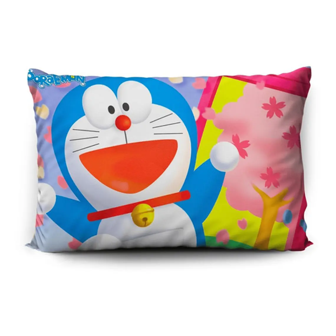Funda De Almohada Doraemon 70x45cm Doble Estampado Vudú Love 2
