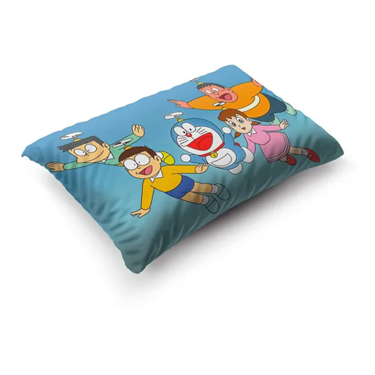 Funda De Almohada Doraemon 70x45cm Doble Estampado Vudú Love 3