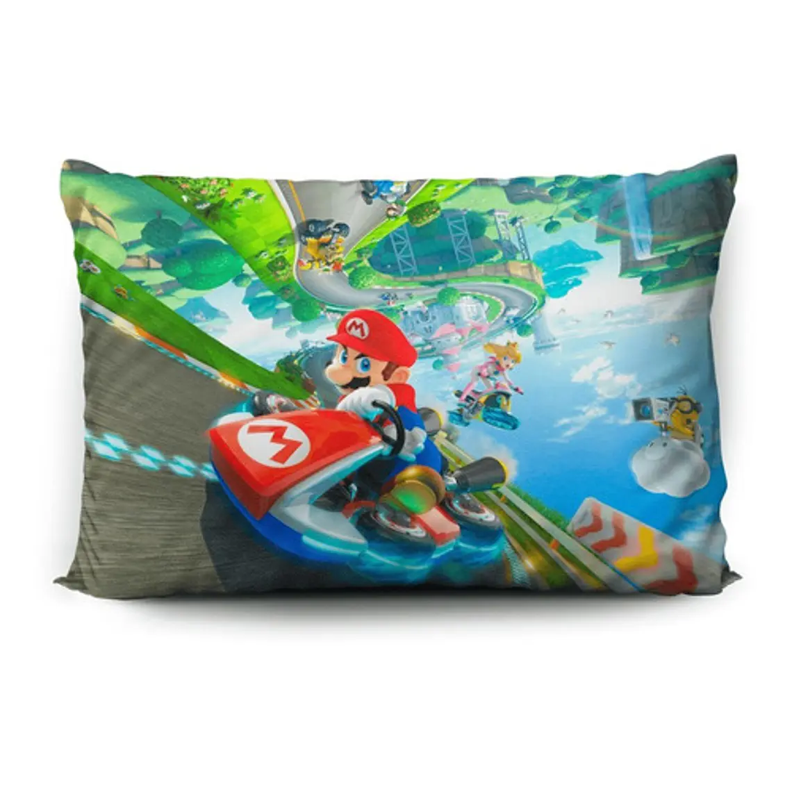 Funda De Almohada Super Mario Kart 70x45cm Vudú Love  2
