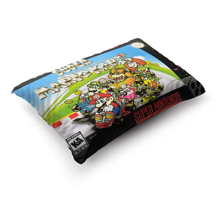 Funda De Almohada Super Mario Kart 70x45cm Vudú Love  3