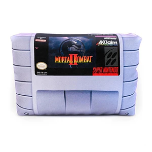 Cojín Super Nintendo Mortal Kombat 2 30x20cm Vudú Love
