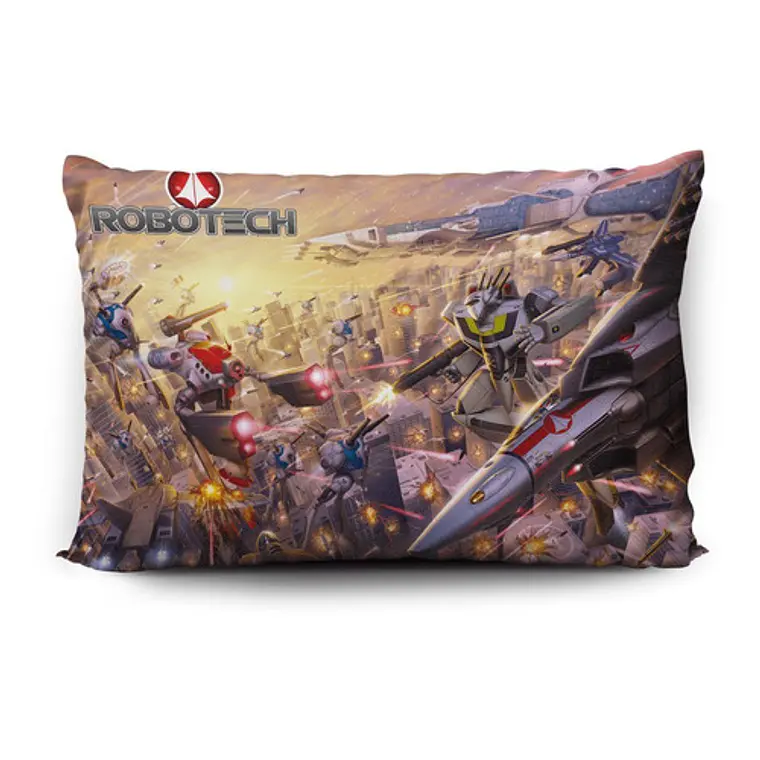Funda De Almohada Robotech 70x45cm Vudú Love  2